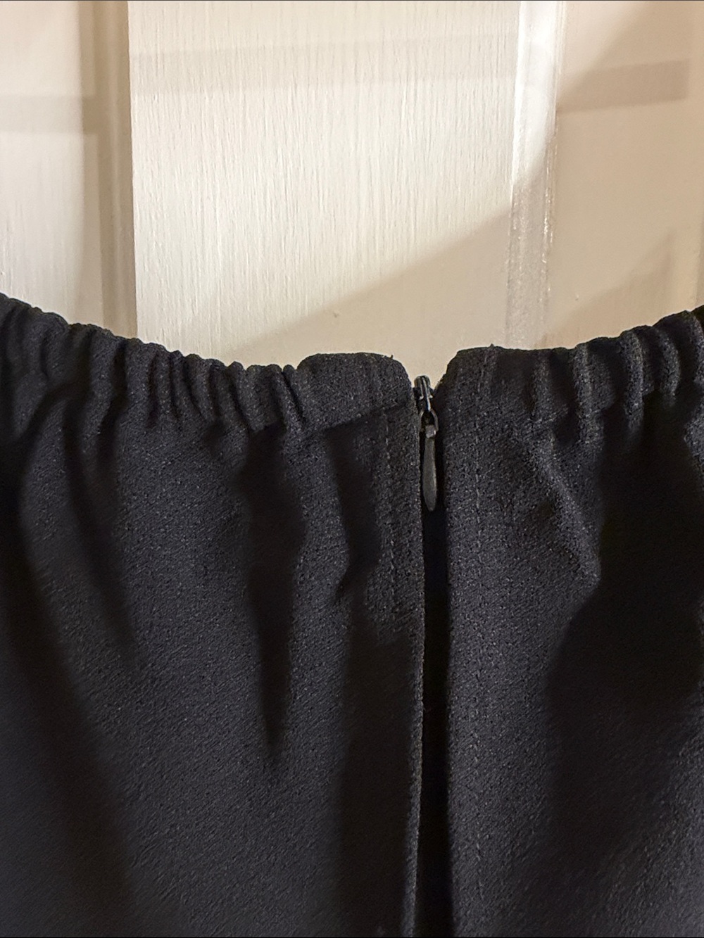 Women's Black Ruffle Dress - Picture 9 of 10